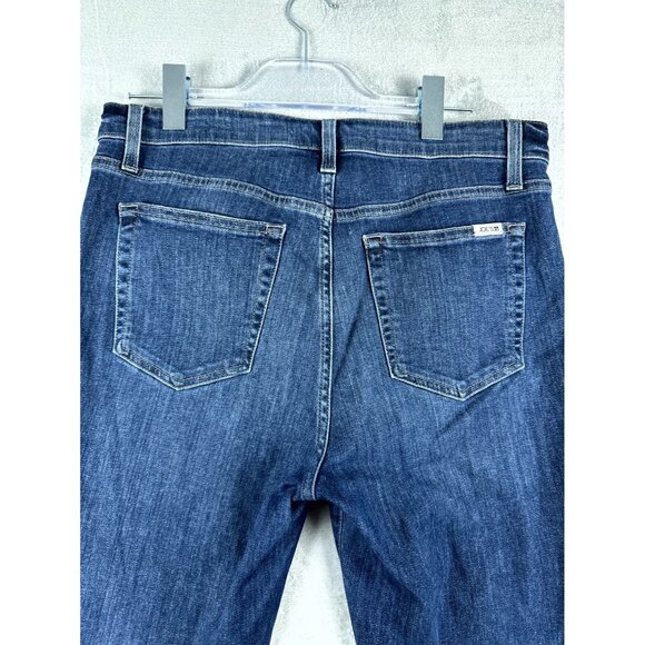 Joes Jeans High Rise Skinny Crop Distressed Denim Stretch Blue Womens Size W31 - Picture 7 of 10